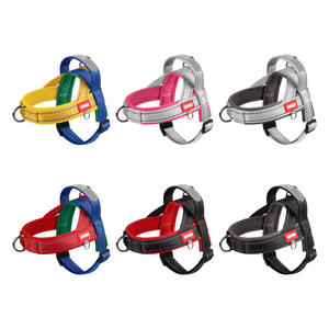 Harnes anak anjing dapat diatur, anyaman nilon lembut Dalam <span class=keywords><strong>Harness</strong></span> anjing untuk latihan jalan mendaki luar ruangan - Product Image 5