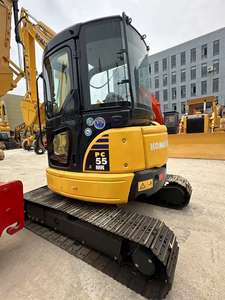 Mini excavadora de orugas Komatsu Pc55 usada de 5,5 toneladas a la venta, excavadora de Pc 55 de segunda mano, componentes duraderos de núcleo de engranaje Pc55mr - Product Image 6