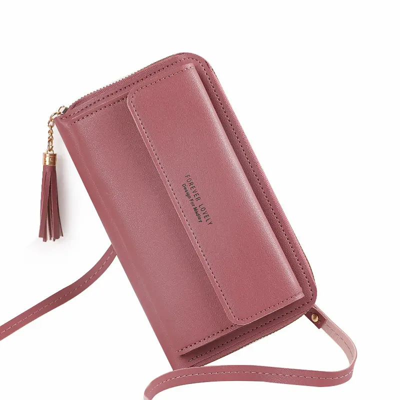 אופנתי Crossbody טלפון סלולרי ארנק כתף ארנק עור מעצב ארנקים לנשים יוקרה