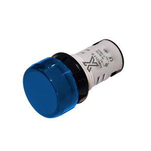 3SB6213-6AA50-1AA0 Integrated Indicator <b>Light</b>, 22mm, Round Plastic, Built-in <b>LED</b>, 24V AC/DC, <b>Blue</b> - Product Image 1