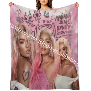 Venta al por mayor nuevo diseño personalizado <span class=keywords><strong>Karol</strong></span> <span class=keywords><strong>G</strong></span> patrón Manta polar de alta calidad suave mantas personalizadas - Product Image 1