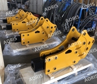 AORIS OEM ODM Marteau de démolition hydraulique personnalisé pour chargeuse-pelleteuse JCB 3CX