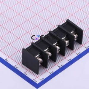 KF45C-9.5-5P Barrier Terminal Block Through hole Component (THT),P=9.5mm Connector Two Sides 9.5mm 1x5P Straight Pin - Product Image 1