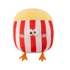 Peluche Suave con Forma de <span class=keywords><strong>Pollo</strong></span> de Palomitas, Almohada Antiestrés, Muñeco de Peluche de Comida, Venta al <span class=keywords><strong>por</strong></span> <span class=keywords><strong>Mayor</strong></span>, Lindo, Ojos Grandes, Regalo de Cumpleaños para Niños - Product Image 1
