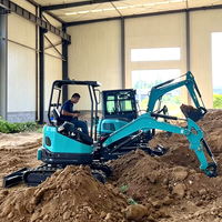 Harga Pabrik Mini Excavator Kecil 2.5ton 3.5Ton Excavator Crawler Excavator Kecil untuk Penggunaan Rumah Tangga