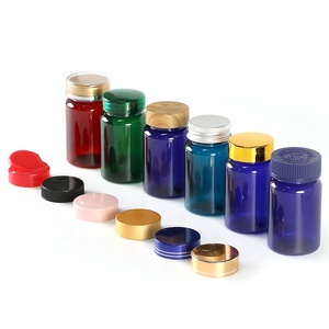 100ml PET Bouteilles En Plastique Vide Capsule Pilule Tablette Médecine Emballage Alimentaire Santé Vitamine Complément Alimentaire Avec Bouchons Couvercle - Product Image 2