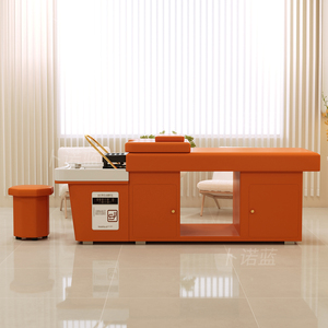 Bàn <span class=keywords><strong>massage</strong></span> trị liệu Spa đầu Thái với hệ thống tuần hoàn nước, mút cao cấp & khung gỗ chắc chắn dành cho salon làm đẹp & tiệm cắt tóc - Product Image 3