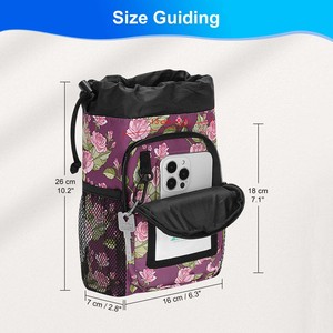 Échantillon gratuit Sac de rangement pour béquilles en polyester haute densité, universel, pour accessoires, portefeuille, clés, couleur unie, personnalisable - Product Image 6