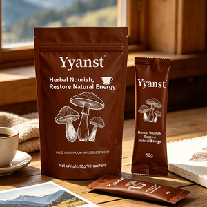 กาแฟสมุนไพรบำรุงร่างกายผสมมาคาและเห็ดป่า 18 กรัม/ซอง ผลิตภัณฑ์เสริมอาหารสำหรับผู้ใหญ่ ควบคุมพลังงาน แบรนด์ส่วนตัว - Product Image 6