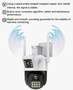 Máy Quay PTZ HD Ống Kính Kép Full HD 2MP Hàng Mới Về Máy Quay PTZ Vòm Âm Thanh Hai Chiều Tầm Nhìn Ban Đêm WIFI Không Dây An Ninh - Product Image 2