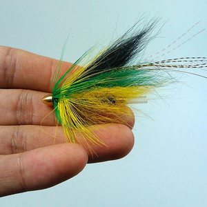 Señuelos de Pesca de Latón con Cabeza Cónica para Pesca de Salmón, Lucio, Lubina, Trucha de Mar, Señuelo de Pesca con Mosca, Streamer, 5 Colores - Product Image 4