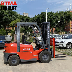 מלגזה STMA 2 טון גז פחמימני מעובה (LPG) עם תורן תלת-שלבי 5000 מ\\\"מ ומערכת הסבה אמריקאית IMPCO - Product Image 5