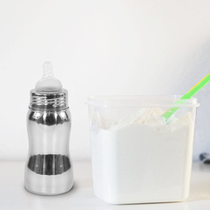 Botella de Agua Personalizada sin Plomo, Botella de Acero Inoxidable para Bebés de 8 oz, Termo de Acero Inoxidable, Botella con Boquilla para Niños - Product Image 2