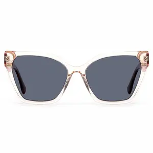 Hot Sale Fashion Design Trendy Shape UV400 Women Polarized Shades Acetate Sunglasses 2024