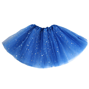 Bambini a buon mercato Tulle balletto Tutu <span class=keywords><strong>gonna</strong></span> Glitter Sparkle Tutu a strati gonne <span class=keywords><strong>con</strong></span> stelle per ragazze - Product Image 2