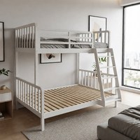 Cama litera doble para niños y adultos, alta y baja, de acero, moderna, minimalista, personalizable con almacenamiento