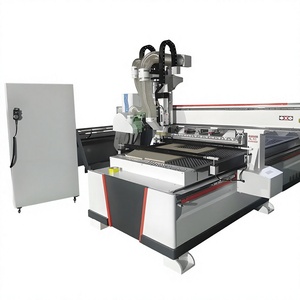 Routeur automatique 3 axes ATC 1325 avec commande LNC/Syntec Taïwanaise, broche 9KW et engrenage pour l'industrie du bois et du meuble haute puissance - Product Image 2