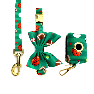 Patrón de baloncesto personalizable Logo Arnés para mascotas Material de tela Oxford de moda Suave Cómodo Robusto y duradero - Product Image 1