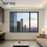 Ventanas Modernas SAYYAS DCsty105 con Revestimiento de Aluminio y PVC, Insonorizadas, Aislantes del Calor e Impermeables, para Apartamentos, Cocinas y Hoteles