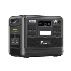 rts Popular product 2400w power station 50/60Hz power provider with Bidirectional Inverter-Super-Charge Fossibot F2400