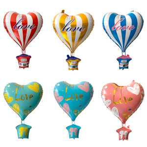 <span class=keywords><strong>Ballon</strong></span> à <span class=keywords><strong>air</strong></span> chaud BLN simple 29*89cm en forme de maison volante, en film d'aluminium, pour fête d'anniversaire - Product Image 4