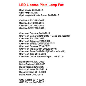 Accessori di ricambio per auto con targa a LED per <span class=keywords><strong>Opel</strong></span> Mokka ossighia Sports Tourer - Product Image 2