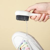Nouvelle brosse à récurer automatique pour linge liquide avec distributeur de savon brosse de nettoyage hydraulique multifonction brosse à chaussures
