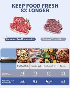 Máquina Selladora al Vacío de Plástico al por Mayor para Bolsas de Alimentos Secos/Húmedos, Sellado de Almacenamiento en Cocina - Product Image 3