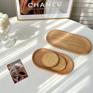 Plateau de service <span class=keywords><strong>rectangulaire</strong></span> en bois d'acacia de style japonais, <span class=keywords><strong>assiette</strong></span> en bois de hêtre pour fruits, thé, dessert, usage domestique, hôtel, fête - Product Image 5