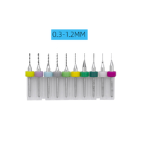 Kit de Brocas para Placas de Circuito Impreso, Broca de Acero de Tungsteno Mini, Se Utiliza para Limpiar las Boquillas de Impresoras 3D, para Placas de Circuito e Impresión 3D