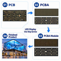 Solution PCBA personnalisée pour affichage numérique extérieur, carte de circuit étanche et haute luminosité, du fichier Gerber à la carte finie