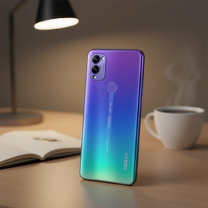 Cover posteriore per Oppo A72 2020 con design Aurora Gradient, custodia protettiva - Product Image 2