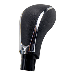 PQY Car Gear <b>Shift</b> <b>Knob</b> Leather Automatic Black Brown Ergonomic For Buick Models - Product Image 2