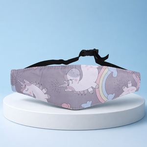 Sangle de retenue de la tête pour bébé, siège de sécurité pour voiture, support de tête pour bébé, protection de la tête, forme semi-circulaire réglable, 28x9CM - Product Image 1