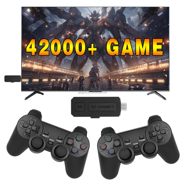 X2 Game Stick TV Game Console GD10 Plus 128G Dual Wireless Controller Handheld 4K