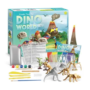 Art Supplies Produced Oil Pastels Crayons Colored Pencils Markers Painting Drawing Toys Art Create Your Own Dino World