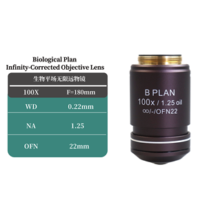 20.<strong>32mm</strong> RMS Parfocal Biological Plan Achromatic Infinity-Corrected Objective <strong>Lens</strong> Anti-Reflective Coating OEM Compatible - Product Image 4