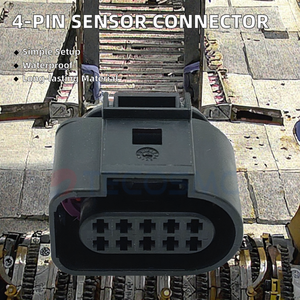 Conector de cableado automotriz de 4 pines 12065298 con carcasa de nailon, enchufe para sensor de oxígeno/temperatura del agua con 10 pines - Product Image 3