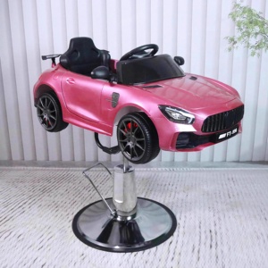 Silla de Barbero Eléctrica con Diseño de Coche de Dibujos Animados, Altura Ajustable, Material de PVC para Niños, Nuevo Modelo para Peluquerías - Product Image 4