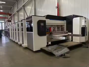 Máquina de Bajo <span class=keywords><strong>Precio</strong></span> para Impresión Flexográfica, Secado, Barnizado, Ranurado, Troquelado Rotatorio, Plegado, Encolado y Flejado de Cajas de Cartón Tipo Fijo - Product Image 3