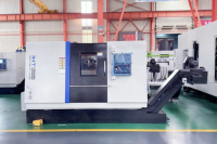 Machine de tournage et de fraisage horizontale CNC GUOSHENG IHT625M, haute précision, coupe lourde pour l'usinage d'arbres métalliques