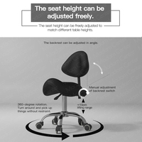 Fauteuil de massage et de beauté portable inclinable en cuir rose Madamcenter, pivotant à 360 degrés, base dorée, réglable en hauteur