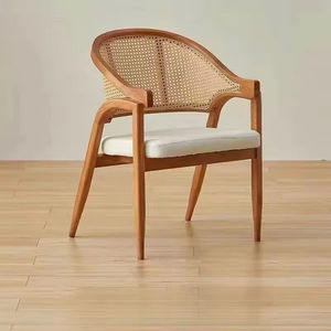 Chaises de salle à manger modernes en bois massif, meubles de cuisine et de salle à manger rembourrés, dotés de cadres en bois élégants - Product Image 4