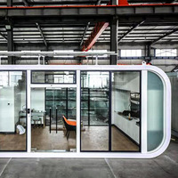 Maisonnette portable, maison préfabriquée modulaire, abri d'urgence, solution de construction temporaire