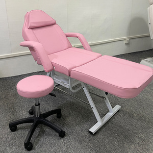 Z New Design Beauty Salon Massage Bed Leather Adjustable Facial <b>Table</b> Hair Spa School Hot Selling PVC PU Material - Product Image 5