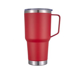 Vaso Térmico de Viaje de 30 oz con Aislamiento de Doble Pared, a Prueba de Fugas, con Recubrimiento en Polvo, con Asa y Tapa Deslizante - Product Image 4