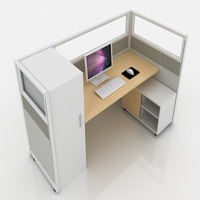 Poste de travail Bureau Table de bureau Matériel MFC avec panneau de particules Style Assembler le poste de travail requis