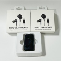 Écouteurs intra-auriculaires Type-C, appels mains libres, écouteurs stéréo sans perte, compatibles avec les smartphones Samsung Note10 Android