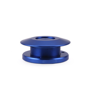 CRASTP Serrures de capot en aluminium 62 mm à dégagement rapide pour modification automobile bleu - Product Image 2