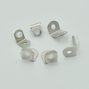 Kaifa Jinqiya Stainless Steel Glass Shelf Support 7-Shaped <b>Suction</b> <b>Cup</b> Connector 1.2mm Thickness Easy Installation - Product Image 5